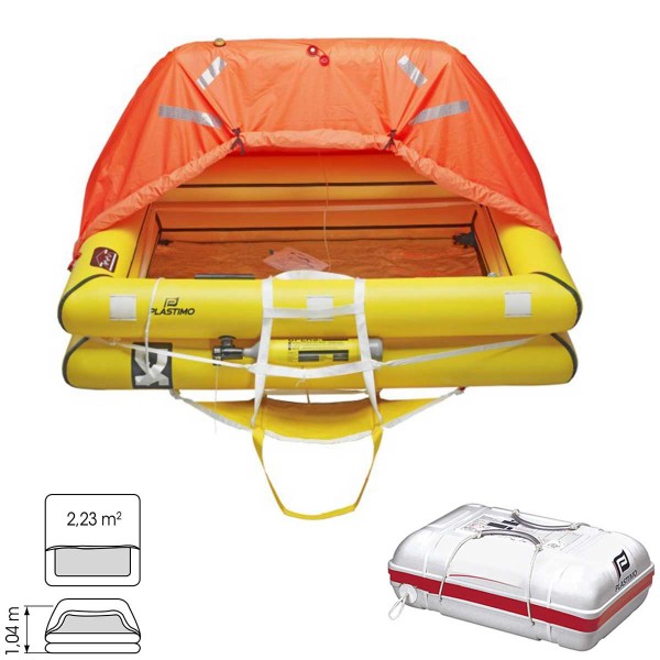 ISAF/OSR Transocean life raft with light equipment -24H - N°3 - comptoirnautique.com