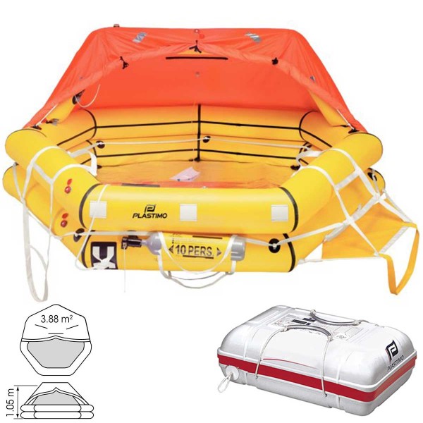 ISAF/OSR Transocean life raft with light equipment -24H - N°5 - comptoirnautique.com