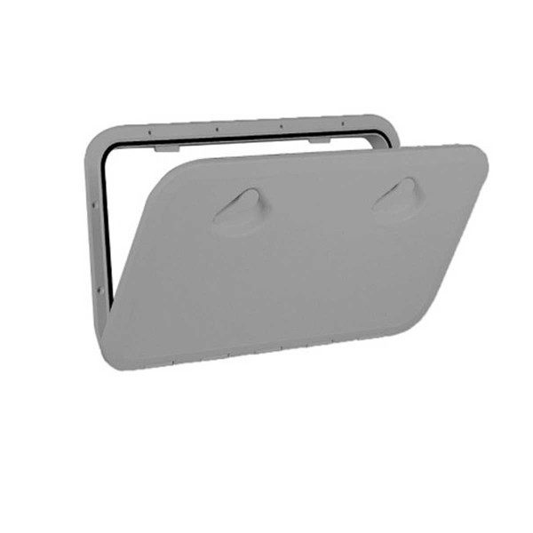 Trappe d'accès Top Line 460 x 525 mm - grise - N°1 - comptoirnautique.com