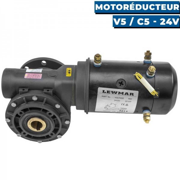 Getriebemotor für Ankerwinde der V-Serie oder Spindelstock der C-Serie - 24V - N°2 - comptoirnautique.com