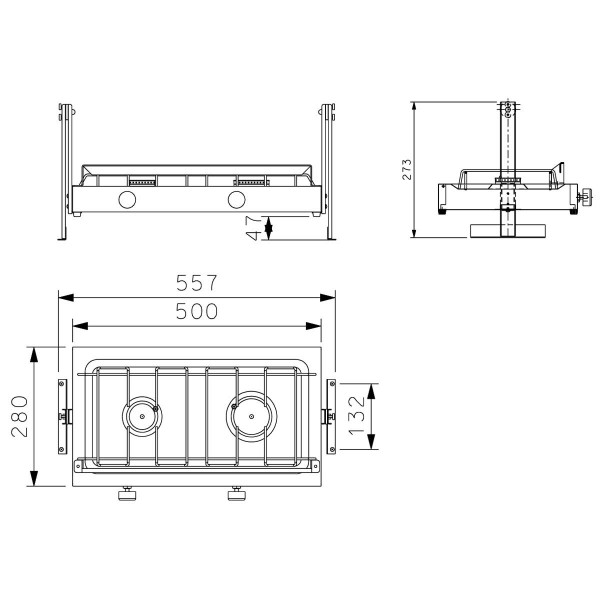 Cocina de gas de acero inoxidable SAILOR - N°2 - comptoirnautique.com