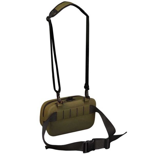 Sacoche de pêche étanche 5 litres - INFLADRY 5 - olive sangle bandoulière - N°3 - comptoirnautique.com