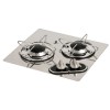 2-burner stainless steel hob - N°1 - comptoirnautique.com