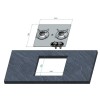 Wide stainless steel 2-burner hob - N°2 - comptoirnautique.com