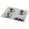 3-burner stainless steel hob - N°1 - comptoirnautique.com