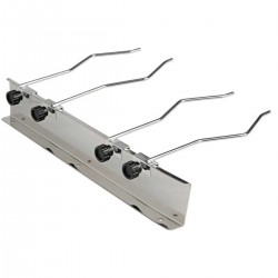 Clamp-pans and-flame screen...