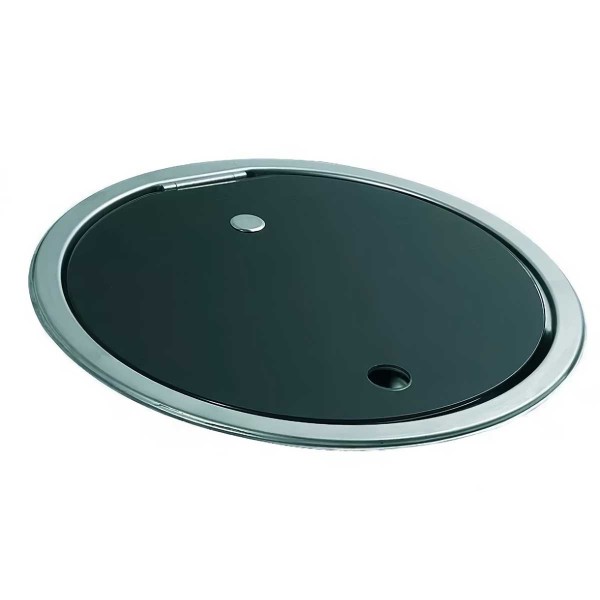 FC1345 built-in stainless steel hob with smoked lid - N°2 - comptoirnautique.com