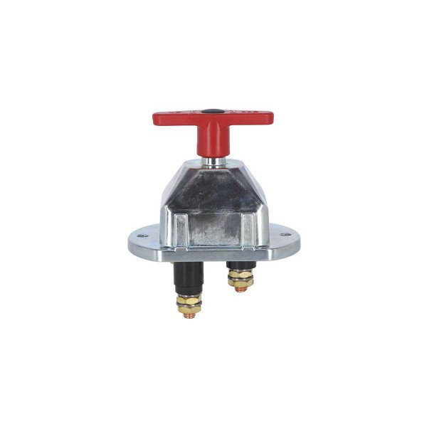 Interruttore-batteria bipolare 250A continua con interruttore di eccitazione - acciaio inox - N°3 - comptoirnautique.com