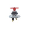 Interruttore-batteria bipolare 250A continua con interruttore di eccitazione - acciaio inox - N°3 - comptoirnautique.com