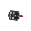 Interruttore-batteria bipolare 250A continua con interruttore di eccitazione - acciaio inox - N°4 - comptoirnautique.com