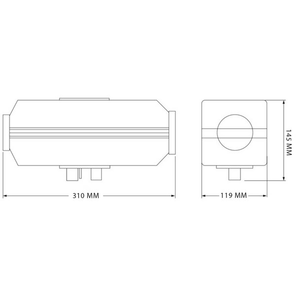 Aquecedor de ar forçado Ar 2D 12V - N°6 - comptoirnautique.com