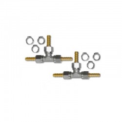 Conjunto de tês de 6 mm