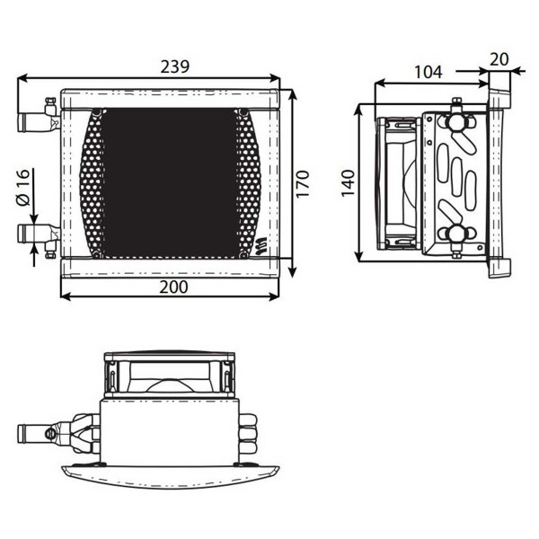 Aérotherme Hélios 2000 dimensions - N°9 - comptoirnautique.com