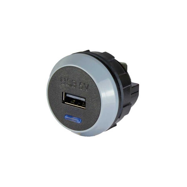 Chargeur USB simple 5V 2.1A + Boitier mural - N°2 - comptoirnautique.com