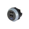 Chargeur USB double 5V 3A + Boitier mural - N°2 - comptoirnautique.com