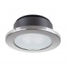 CEILING HALO WHITE ANDREAS POLISHED STAINLESS STEEL