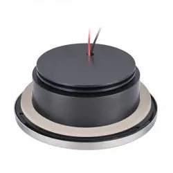 Plafonnier POWER LED blanc chaud SONIA inox 10-30V - 4W