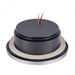 Plafonnier POWER LED blanc chaud SONIA inox 10-30V - 4W