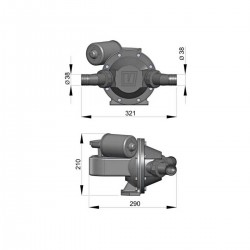 Sewage diaphragm pump...