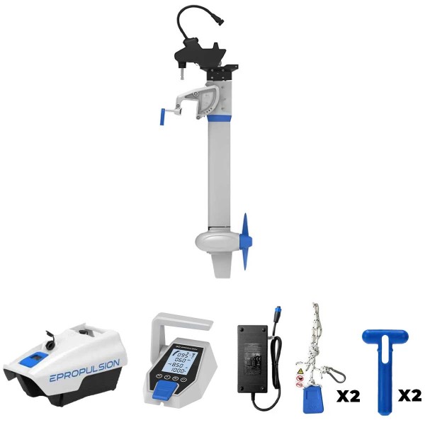 Motor eléctrico trasero Spirit 1.0 Evo con mando a distancia - N°8 - comptoirnautique.com