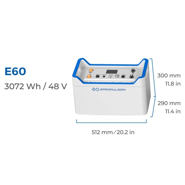 Bateria de lítio LifePo4 E-Série - N°5 - comptoirnautique.com