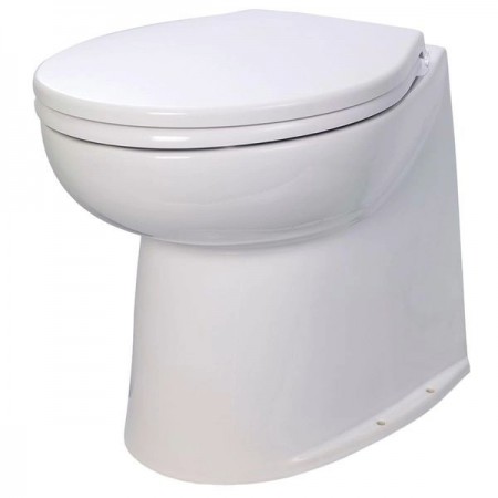 WC Deluxe Flush droit 12V avec électrovanne