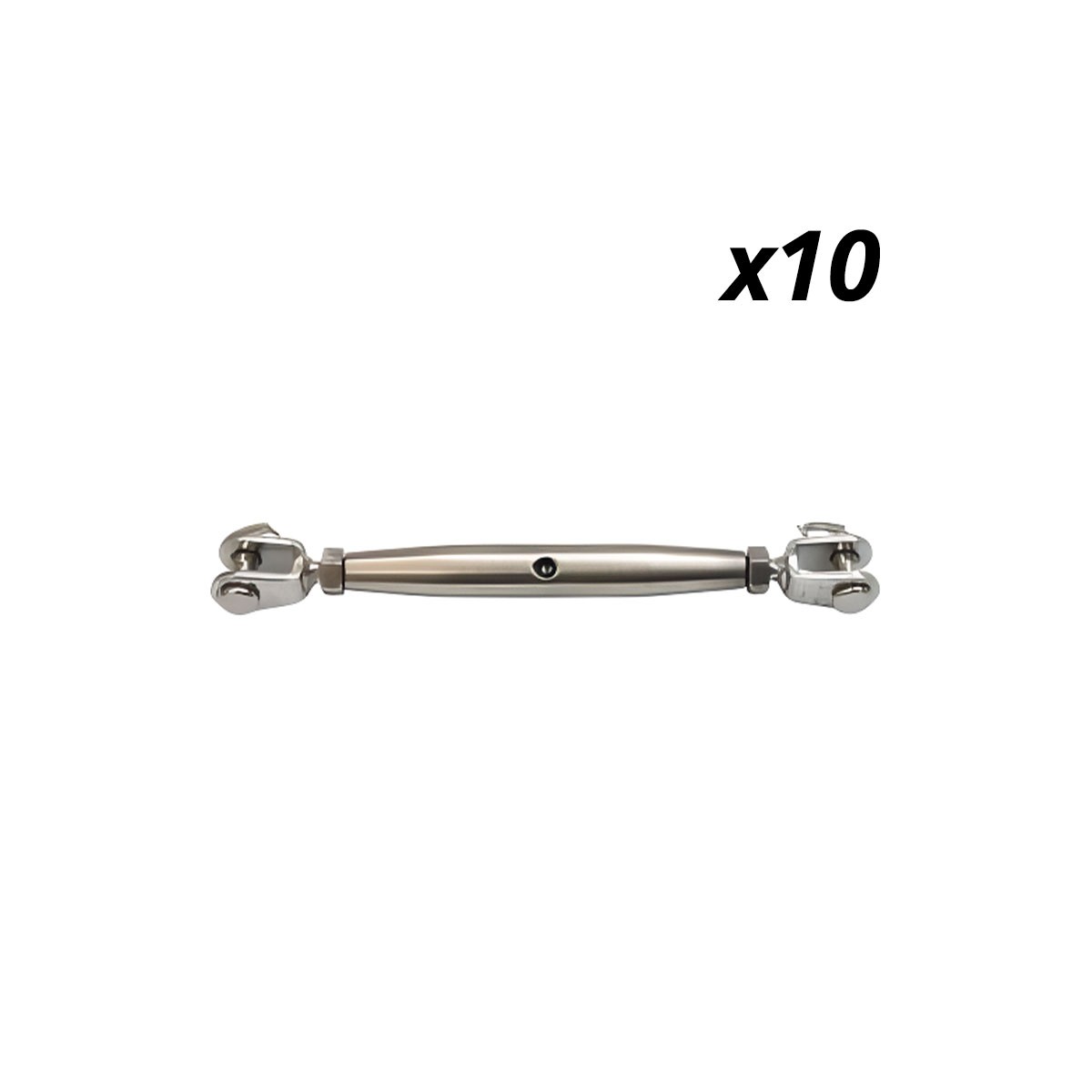 Pack de 10 ridoir cage pleine inox 304 D.8mm