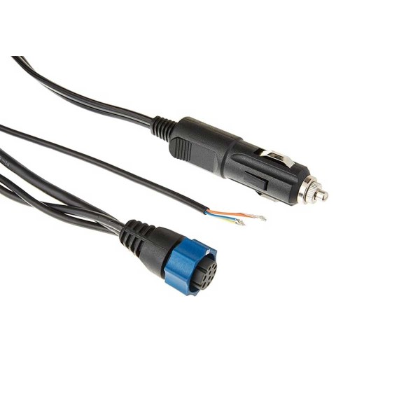 Câble d'alimentation CA-8 12V allume cigare pour Lowrance prises bleues - N°2 - comptoirnautique.com