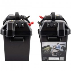 MK-1820175 - Minn Kota Power Center electric motor battery case with carrying handle and strap