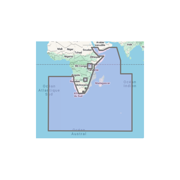 Carte CMAP Wide MapMedia Ocean Indien - N°1 - comptoirnautique.com