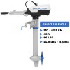 Motore elettrico posteriore Spirit 1.0 Evo con timone - N°1 - comptoirnautique.com