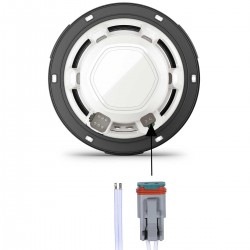 Fil volant pour haut-parleur avec connecteur double étanche