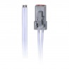 Subwoofer flying lead with sealed double connector