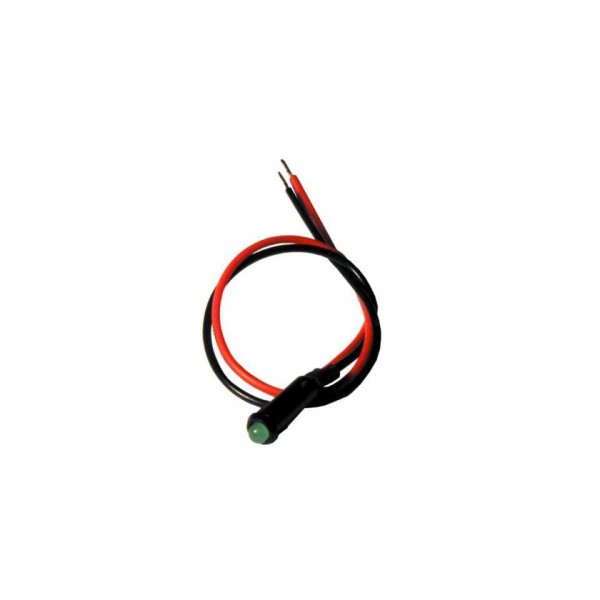 Témoin lumineux Led vert 12/24V - N°1 - comptoirnautique.com