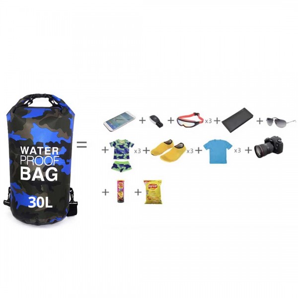 Borsa impermeabile da 30 litri - Colore casuale - N°6 - comptoirnautique.com