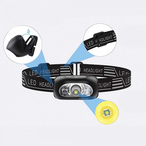 Lampada frontale regolabile e ricaricabile - N°2 - comptoirnautique.com