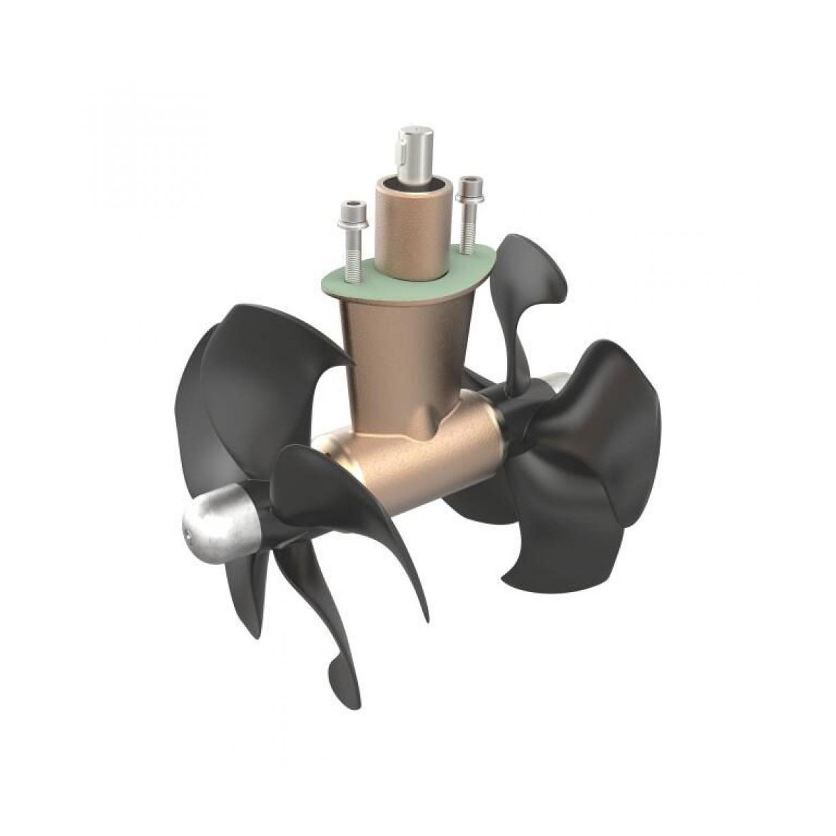 Embase complète pour propulseur SH240 avec tunnel Ø 250 mm