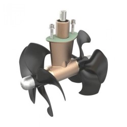 Embase complète pour propulseur SH240 avec tunnel Ø 250 mm