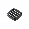 Griglia di ventilazione nera - 85x85 mm