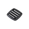 Griglia di ventilazione nera - 85x85 mm - N°1 - comptoirnautique.com
