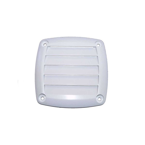 Grille d'aération blanche - 85x85 mm - N°1 - comptoirnautique.com