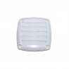 Grille prise air ABS blanc 85x85 mm