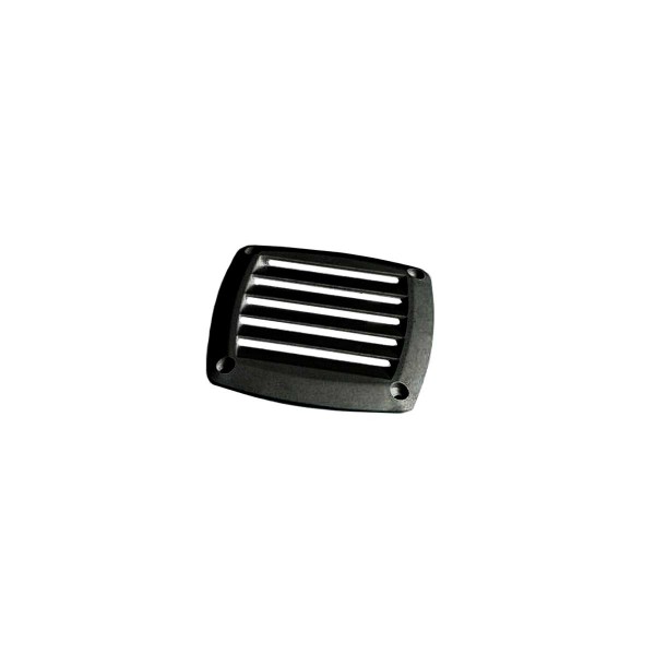 Griglia di ventilazione nera - 125 x 125 mm - N°1 - comptoirnautique.com