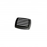 Black ventilation grille - 125 x 125 mm