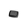 Black ventilation grille - 125 x 125 mm - N°1 - comptoirnautique.com