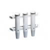 -portacanne da parete in nylon bianco per 3 canne - N°1 - comptoirnautique.com