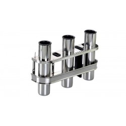 Porte-canne mural en inox...