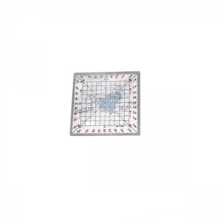 10561 - Rapporteur carré Plastimo - 13 cm