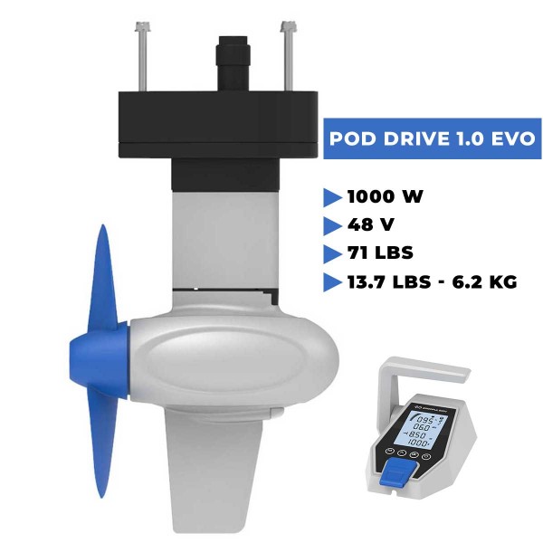 Moteur électrique Pod Drive 1.0 Evo - N°1 - comptoirnautique.com