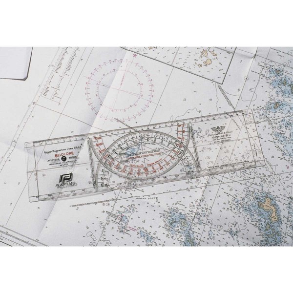 Righello Cras - graduazioni bicolori - N°2 - comptoirnautique.com